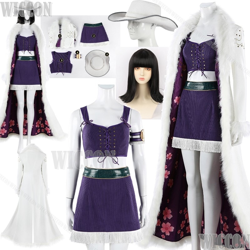 Cosplay Anime White Hair - Kostium cosplay Nico z filmu anime,