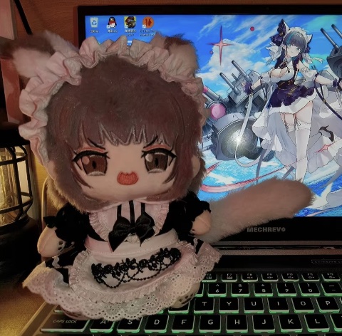 Anime About Cosplay Girl - 20cm pluszowa maskotka Azur Lane HMS