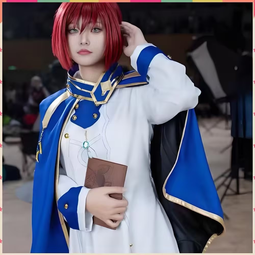 Cosplay Anime White Hair - Kostiumy Shirayuki Cosplay Anime Królewna Śnieżka