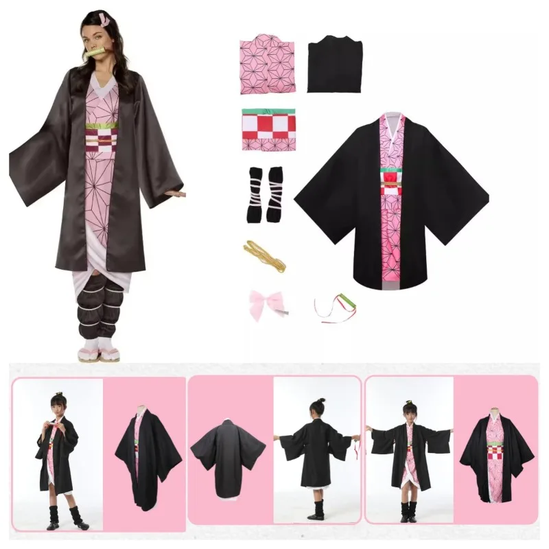 Anime Cosplay Nezuko - Kostium Cosplay Halloween Anime Kamado Nezuko