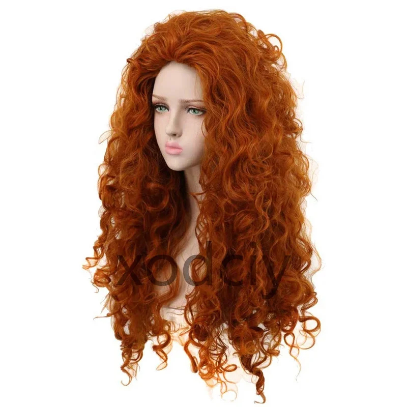Anime Cosplay Orange Hair - EW5DY20Filmowa Peruka Cosplay Odważna Księżniczka Merida
