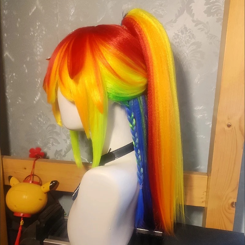 Anime Cosplay Girlfriend - Wysokiej jakości zestaw do cosplayu Rainbow