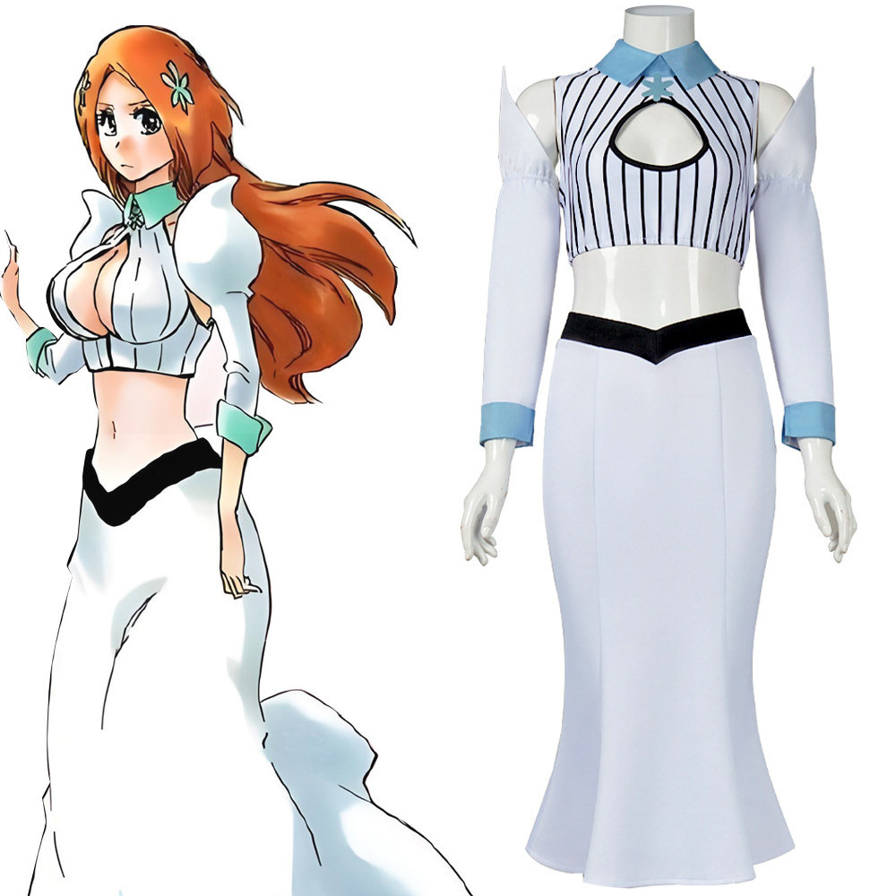 Anime Cosplay Bleach - Kostium Cosplay Bleach Inoue Orihime, Kompletny