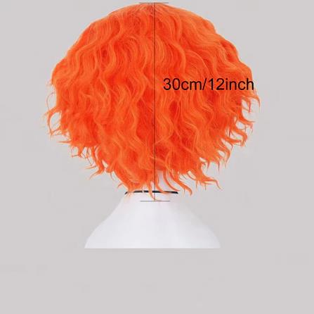 Peruki do cosplayu Szalony Kap – Anime Cosplay Orange Hair recenzja i cena