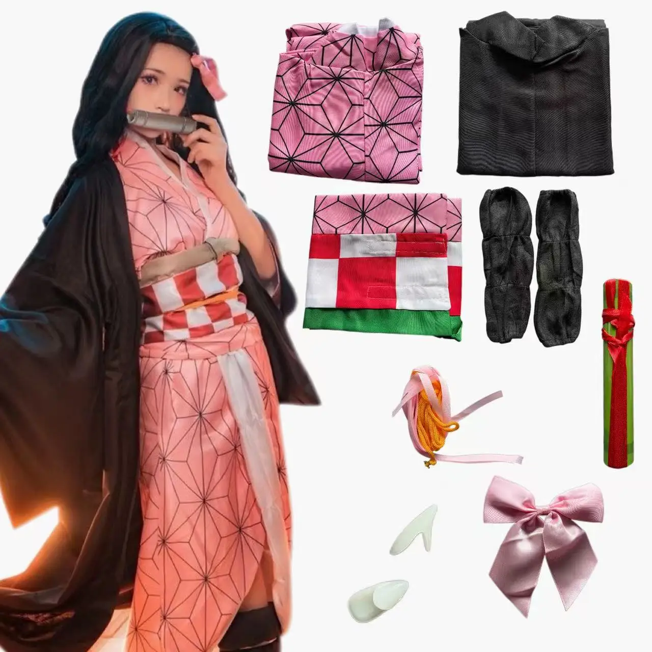 Anime Kamado Nezuko Strój Cosp – Anime Cosplay Nezuko recenzja i cena