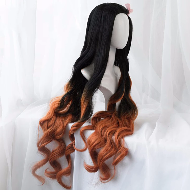 Peruka Kamado Nezuko, peruka d – Anime Cosplay Nezuko recenzja i cena