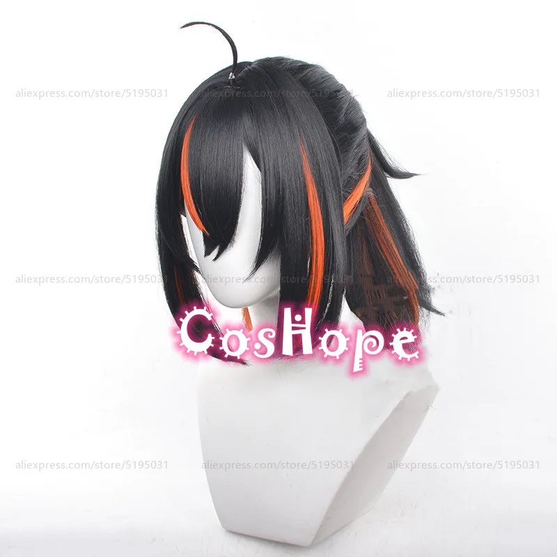 d;4'v\6.h/Zhu Yuan 55cm Długie – Anime Cosplay Orange Hair recenzja i cena