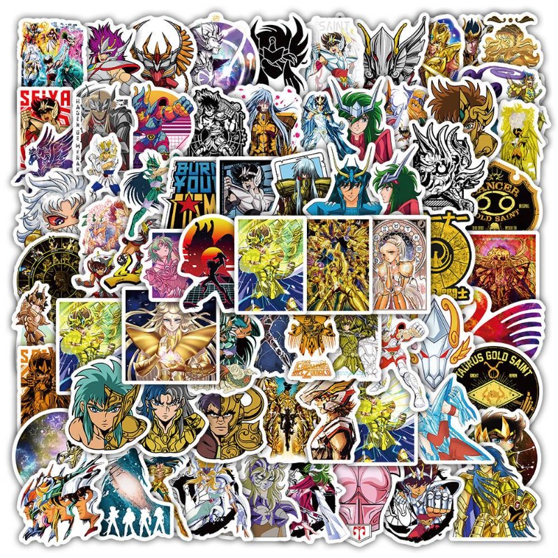 101 szt. Naklejki Anime Saint  – Anime Cosplay Diy recenzja i cena