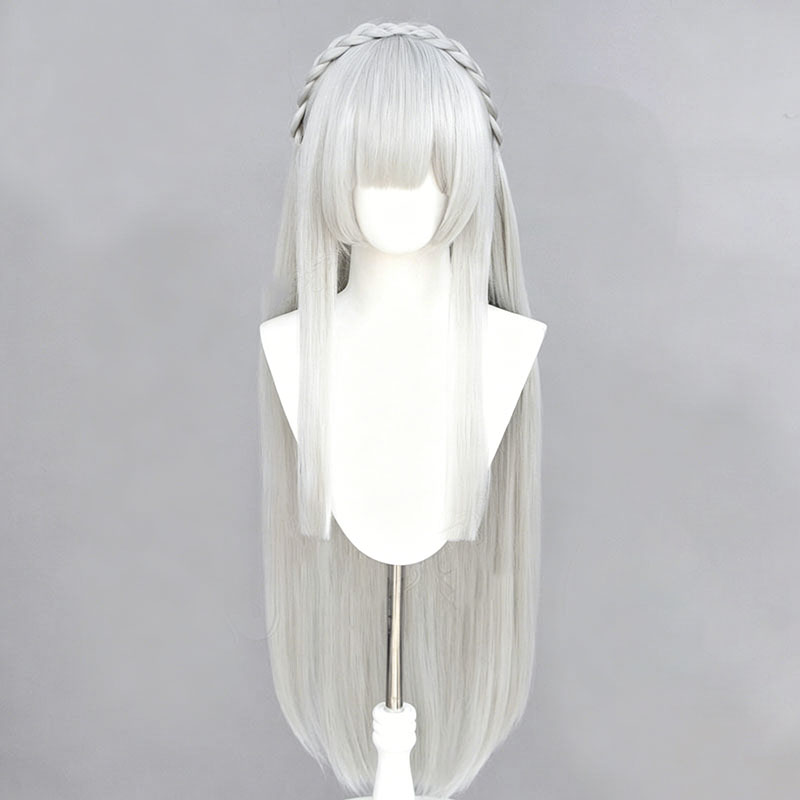 Peruka do cosplayu Emilia z an – Cosplay Anime White Hair recenzja i cena