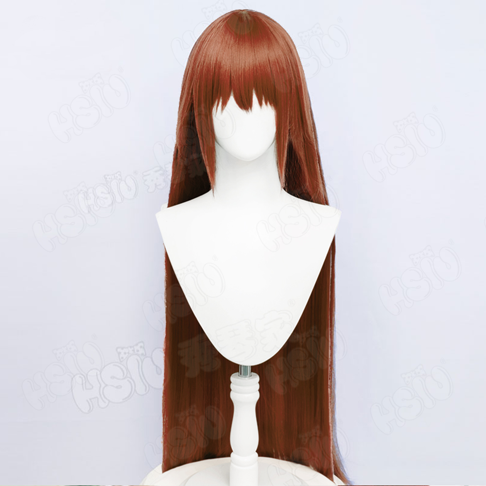 Peruka do cosplayu Makise Kuri – Anime Cosplay Orange Hair recenzja i cena