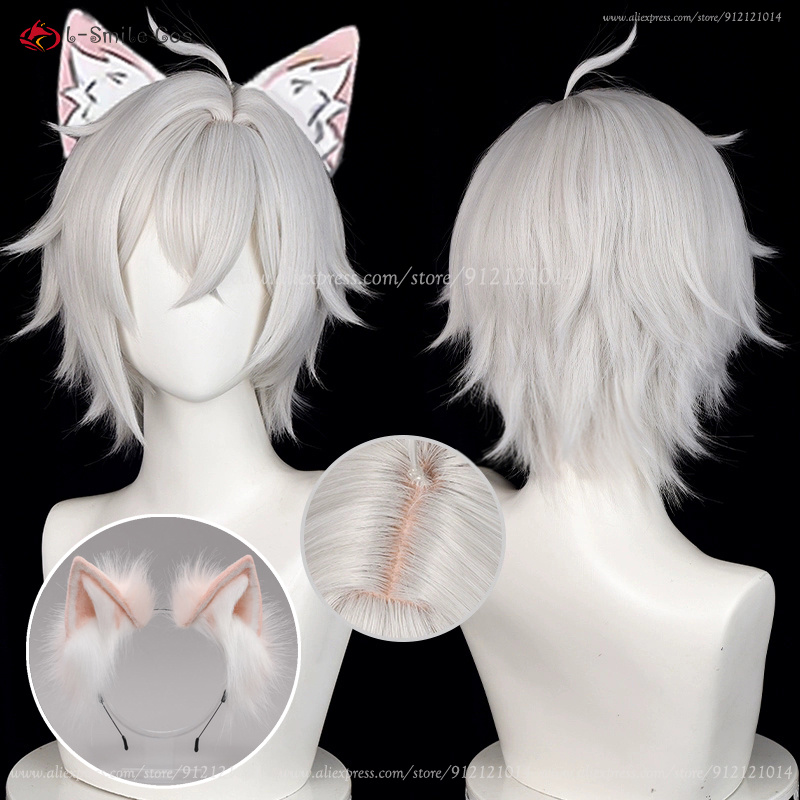 Peruka Cosplay ZZZ Seth Lowell – Cosplay Anime White Hair recenzja i cena