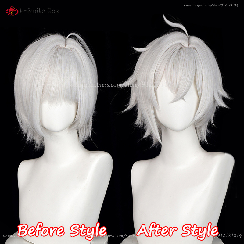 Peruka Cosplay ZZZ Seth Lowell – Cosplay Anime White Hair recenzja i cena