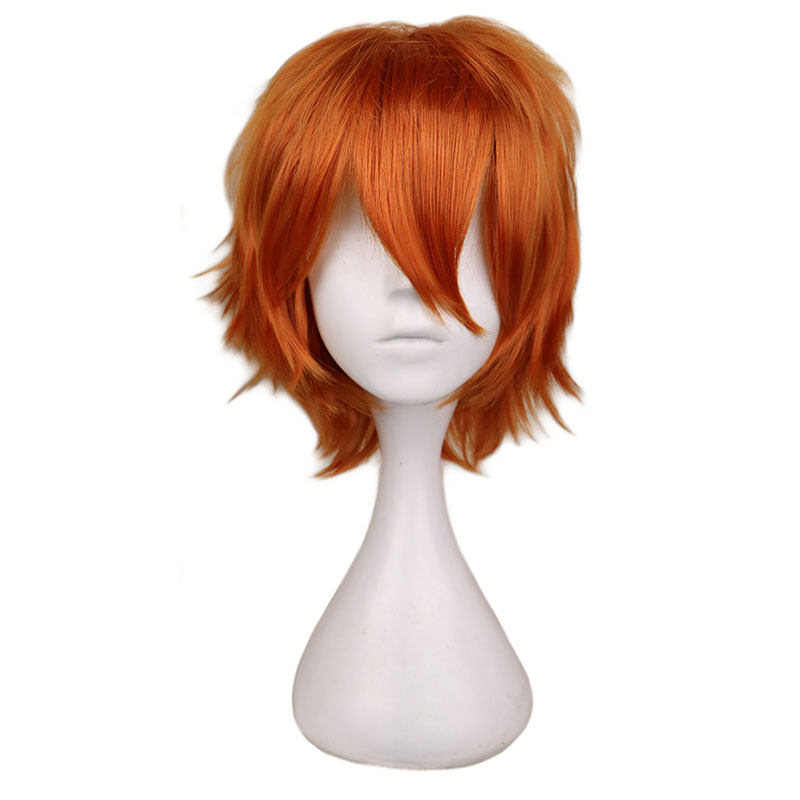 Krótka pomarańczowa peruka dla – Anime Cosplay Orange Hair recenzja i cena
