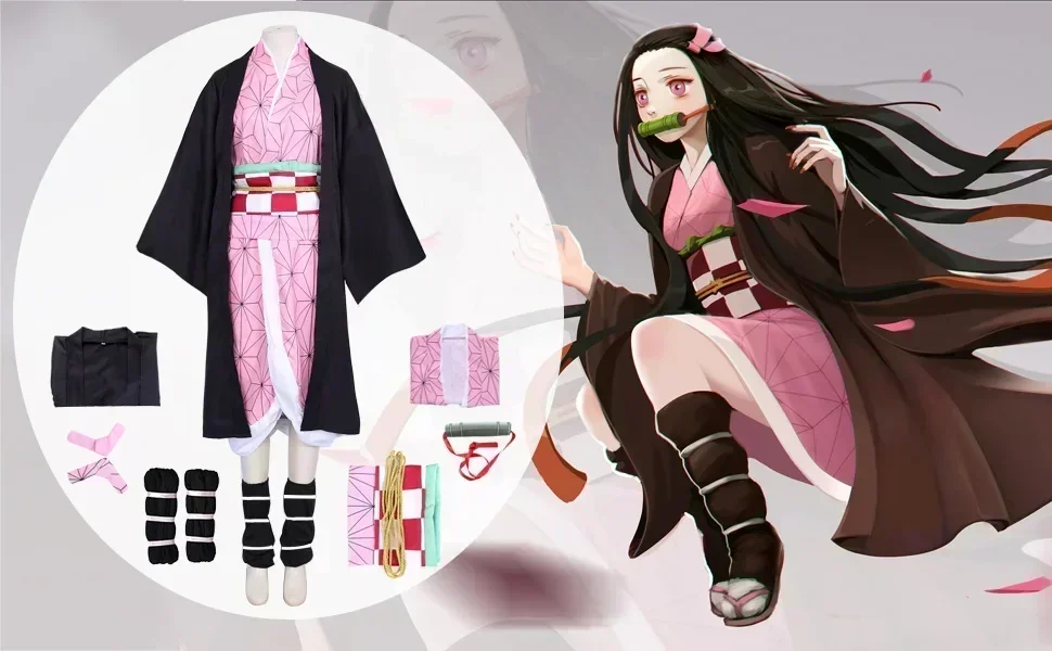 Kostium Cosplay Anime Kamado N – Anime Cosplay Nezuko recenzja i cena