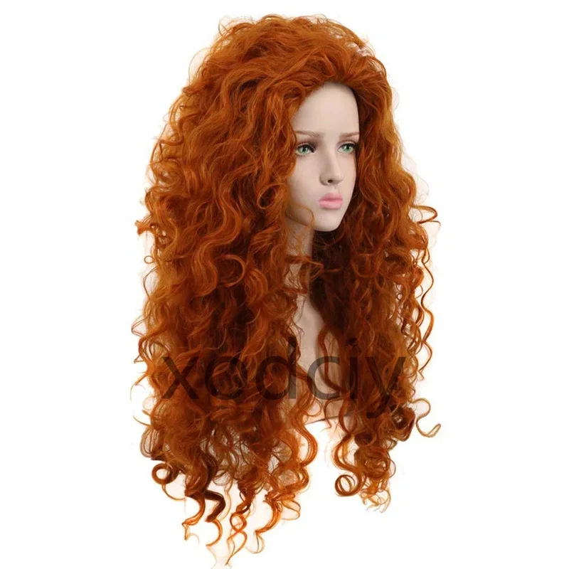 EW5DY20Filmowa Peruka Cosplay  – Anime Cosplay Orange Hair recenzja i cena