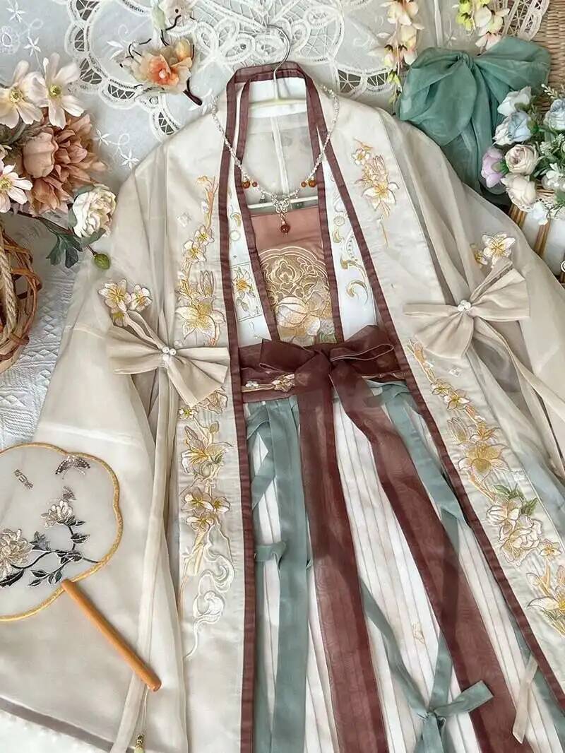 Chińskie damskie stroje Hanfu, – Anime Cosplay Youtube recenzja i cena