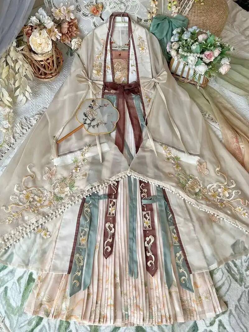 Chińskie damskie stroje Hanfu, – Anime Cosplay Youtube recenzja i cena