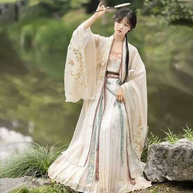 Chińskie damskie stroje Hanfu, – Anime Cosplay Youtube recenzja i cena