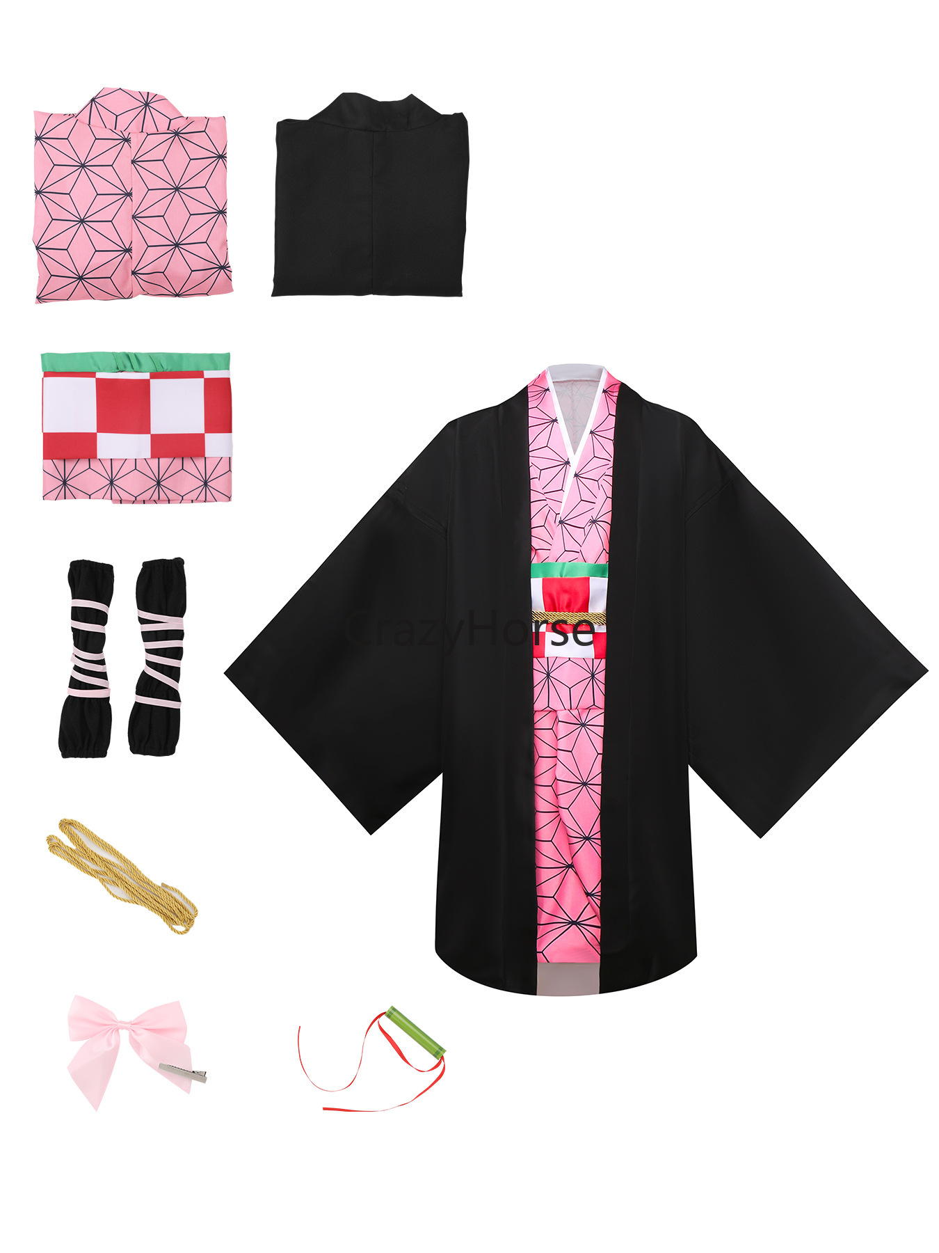 Kostiumy Cosplay dla dorosłych – Anime Cosplay Nezuko recenzja i cena