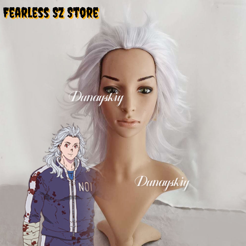 Kostium Cosplay Dorohedoro Noi – Cosplay Anime White Hair recenzja i cena